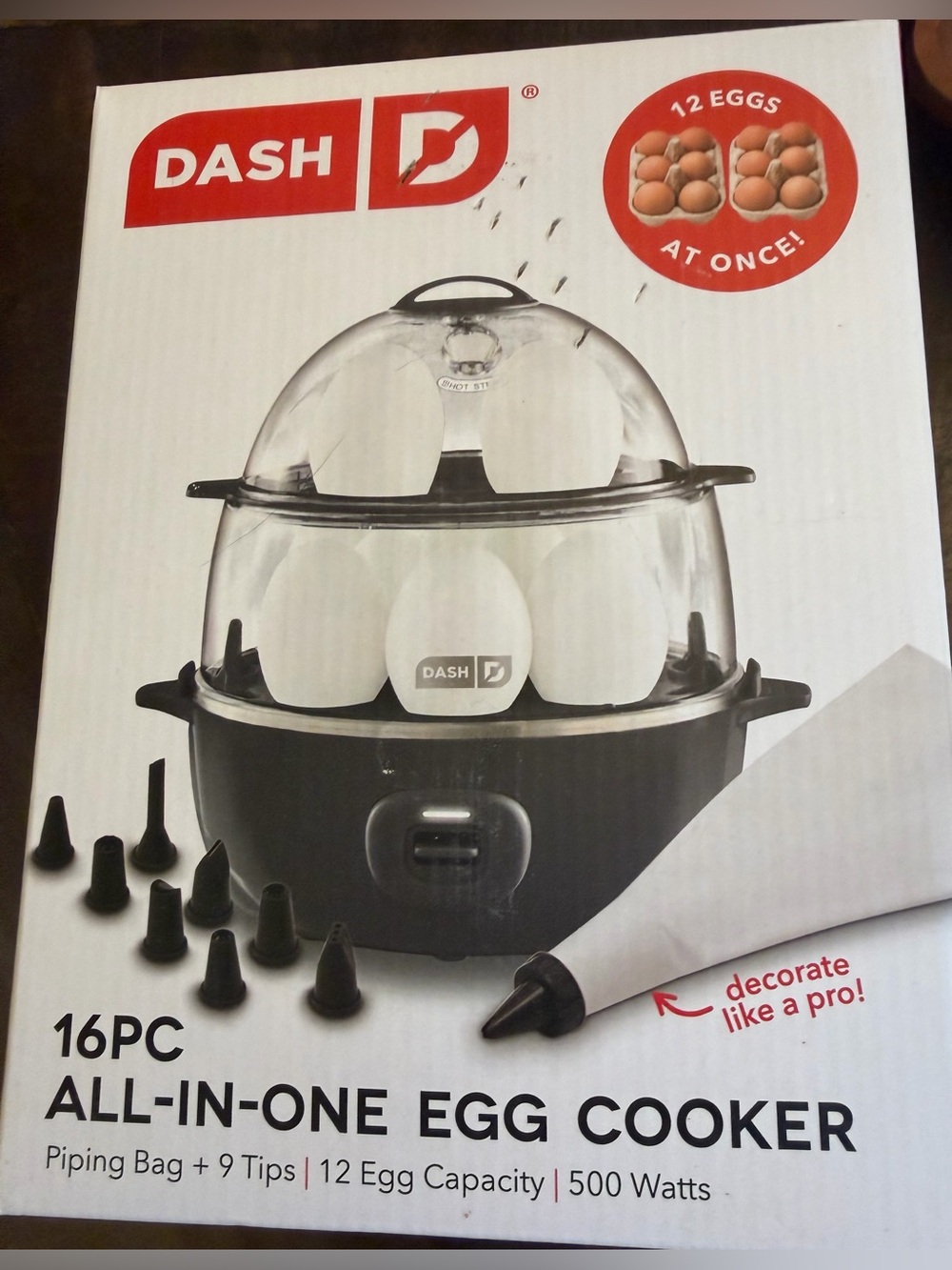 Dash 16 Piece All-in-One Egg Cooker - NWT